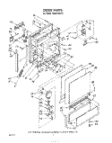 Part Location Diagram of 301058 Whirlpool Clip, Retainer