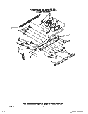 CONTROL PANEL Diagram and Parts List for RS575PXR5  Whirlpool Range