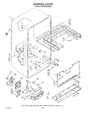 INTERIOR Diagram and Parts List for EF19MKXSW01  Whirlpool Refrigerator