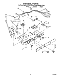 CONTROL Diagram and Parts List for GD25DFXFB01  Whirlpool Refrigerator