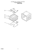 Part Location Diagram of WP9760767 Whirlpool Range Broil Element