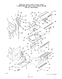 Part Location Diagram of 324307 Whirlpool Lower Retainer-Lamp Glass
