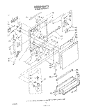 DOOR Diagram and Parts List for DU8550XT1  Whirlpool Dishwasher