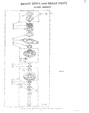 BASKET DRIVE AND BRAKE Diagram and Parts List for LA5580XPW1  Whirlpool Washer