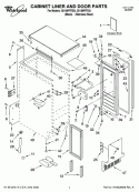 Part Location Diagram of W10163556 Whirlpool Service & Wiring Sheet