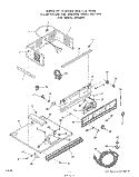 CONTROL PANEL Diagram and Parts List for 2095B2A  Roper Range