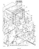 Part Location Diagram of 302324 Whirlpool Bracket, Mounting