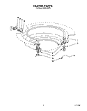 HEATER Diagram and Parts List for KUDA22ST5  KitchenAid Dishwasher