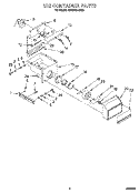 ICE CONTAINER Diagram and Parts List for KSSS48DAX03  KitchenAid Refrigerator