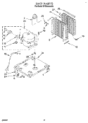 UNIT, LITERATURE Diagram and Parts List for BPDH2500AS0  KitchenAid Dehumidifier