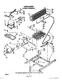 UNIT Diagram and Parts List for ET19TKXLWR3  Whirlpool Refrigerator