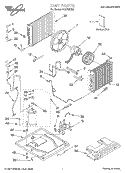 UNIT, LITERATURE Diagram and Parts List for ACQ152XK0  Whirlpool Air Conditioner