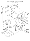 Part Location Diagram of 1167166 Whirlpool SCROLL, AIR HOUSING