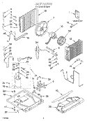 UNIT, LIT/OPTIONAL Diagram and Parts List for RE183A3  Whirlpool Air Conditioner