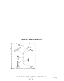 MISCELLANEOUS Diagram and Parts List for LA6888XTF0  Whirlpool Washer