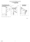 WATER SYSTEM Diagram and Parts List for 3LSR6233EQ0  Whirlpool Washer