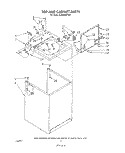 TOP AND CABINET , LITERATURE AND OPTIONAL Diagram and Parts List for 6LA5800XTM0  Whirlpool Washer