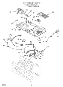 Part Location Diagram of 4358055 Whirlpool Push Nut