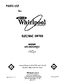 SECTION Diagram and Parts List for LE5780XMW2  Whirlpool Dryer