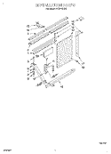 INSTALLATION Diagram and Parts List for ACQ142XH0  Whirlpool Air Conditioner