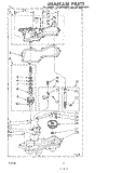 GEARCASE Diagram and Parts List for LA7000XKW1  Whirlpool Washer