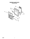 CONTROL PANEL Diagram and Parts List for MH7100XYB0  Whirlpool Microwave