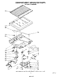 COMPARTMENT SEPARATOR Diagram and Parts List for ET14EKXRWR0  Whirlpool Refrigerator