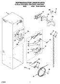 REFRIGERATOR LINER PARTS Diagram and Parts List for KSSS42QMX01  KitchenAid Refrigerator