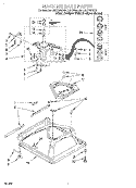 MACHINE BASE Diagram and Parts List for LSR7233EQ0  Whirlpool Washer