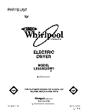 SECTION Diagram and Parts List for LE5530XSW1  Whirlpool Dryer