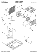 UNIT PARTS Diagram and Parts List for CA12WRS3  Crosley Air Conditioner