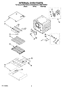 Part Location Diagram of 8303840A Whirlpool Sliding Oven Rack