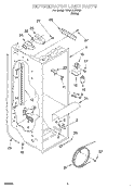 REFRIGERATOR LINER Diagram and Parts List for TS25AEXHW02  Estate Refrigerator