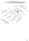 TOP VENTING, OPTIONAL Diagram and Parts List for KEBS177DAL8  KitchenAid Wall Oven