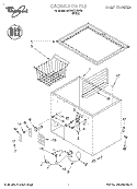 SECTION Diagram and Parts List for EH100FXGW00  Whirlpool Freezer