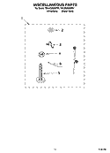 MISCELLANEOUS  PARTS, OPTIONAL PARTS (NOT INCLUDED) Diagram and Parts List for 7MLSQ9659PG1  Whirlpool Washer
