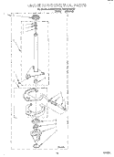 BRAKE AND DRIVE TUBE Diagram and Parts List for KAWS750GQ0  KitchenAid Washer