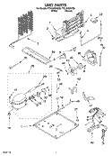 UNIT Diagram and Parts List for TT21AKXKQ00  Estate Refrigerator