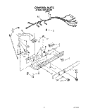 CONTROL Diagram and Parts List for 3XARG485WP00  Whirlpool Refrigerator