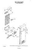 AIR FLOW Diagram and Parts List for KSRS25QWWH11  KitchenAid Refrigerator