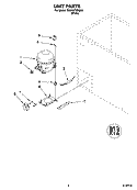 UNIT PARTS Diagram and Parts List for EH070FXMQ00  Whirlpool Freezer