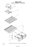 SHELF Diagram and Parts List for ET16JM1MWR1  Whirlpool Refrigerator