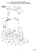 CONTROL PANEL Diagram and Parts List for GI1500XHN2  Whirlpool Ice Maker