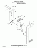 AIR FLOW PARTS Diagram and Parts List for ISC23CDEXY00  Whirlpool Refrigerator