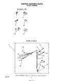 WIRING HARNESS Diagram and Parts List for LA5550XPW7  Whirlpool Washer
