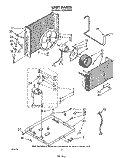 UNIT Diagram and Parts List for ACE144XS0  Whirlpool Air Conditioner