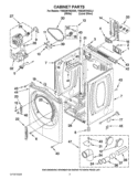 Part Location Diagram of WPW10363953 Whirlpool Panel