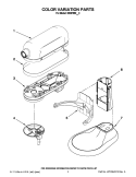 CONTROL PANEL PARTS Diagram and Parts List for KUDE60FVPA1  KitchenAid Dishwasher