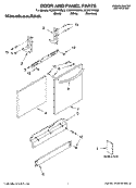Part Location Diagram of W11113792 Whirlpool PANEL