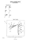 WIRING HARNESS Diagram and Parts List for LA5578XSW2  Whirlpool Washer